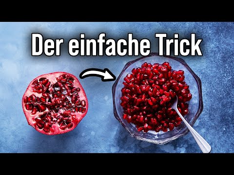 Granatapfel richtig entkernen | So geht&#039;s ganz einfach